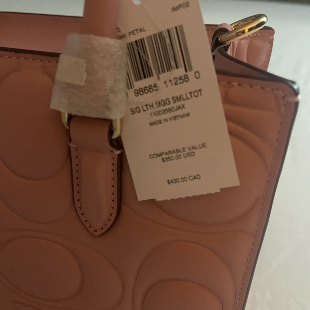 NWT Coach Maggie Small Tote Bag In Signature Leather - Picture 7 of 10